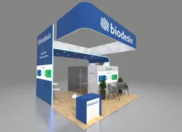 20x20 Island booth design by Condit Exhibits
